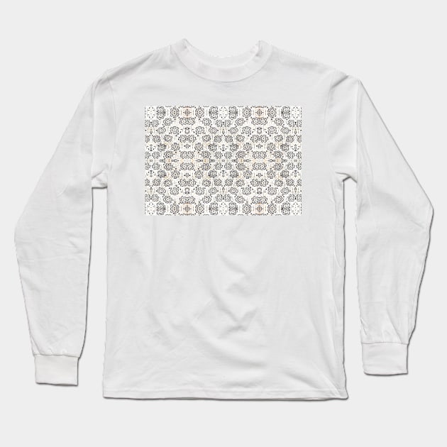 Lace Flower Ornament Long Sleeve T-Shirt by IAKUKI